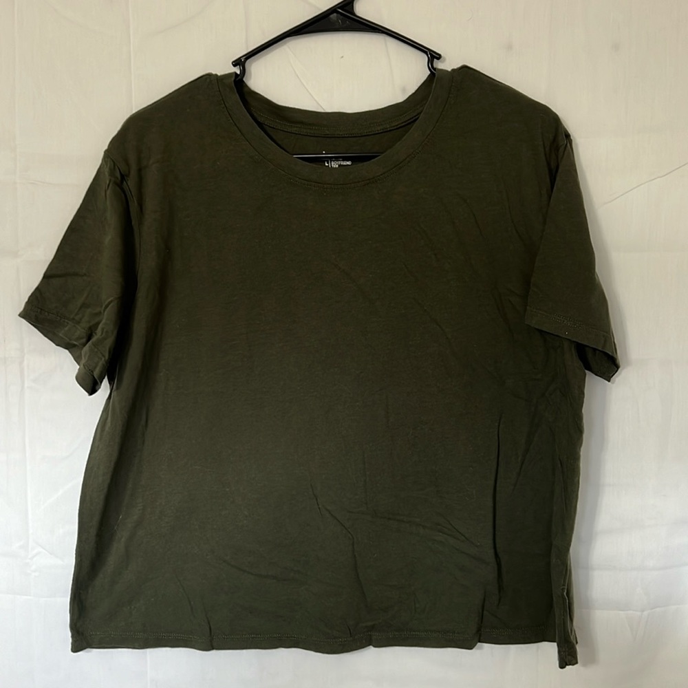 Women’s Member’s Mark Boyfriend Tee Top size Large